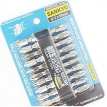 [C&G] 산쿄 십자 드릴 비트 2 x 65 mm 10PCS 세트 SV-065, 5세트