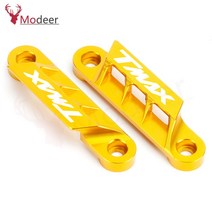 nmax pcx 호환슬라이더 프론트 리어 머플러 가드 페어 CNC 오토바이 액세서리 TMAX560 프론트 머드 가드 펜, 03 TMAX GOLD