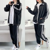 스타일오늘 두줄 긴팔 집업세트 추리닝 트레이닝 세트 여성 여자