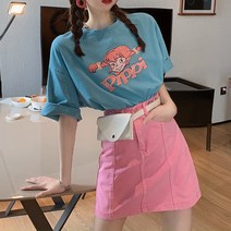말괄량이 소녀 반팔티(2컬러)