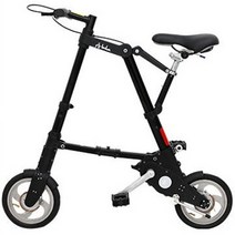 초소형자전거 접이식 미니벨로 성인 a바이크 초경량, 10인치 두꺼운 하이핏 팽창식실버12인치