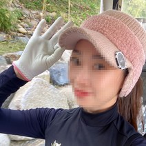 DFANO 3중 방한 H 스타일 이어웜 니트모자 겨울 스포츠 골프 모자 귀마개 캡, H스타일 이어웜 니트모자(핑크)
