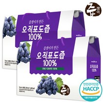 즙쟁이 포도즙 100% 2박스 60포, 선택완료, 단품없음