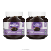 Nutiva 누티바 오가닉 헤이즐넛 다크 초콜릿 잼 스프레드 369g 2팩