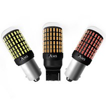 2PCS 1156 BA15S P21W BAU15S PY21W 7440 W21W P21/5W 1157 BAY15D 7443 3157 LED 전구 144smd CanBus 램프 신호등, [03] 1157 BAY15D P215W, [03] red
