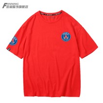 트레이닝반팔티티셔츠 프랑스 갑판 파리 생제르맹 축구 클럽 운동 팀백팩 남자 안 말 여름 트렌드 526323224