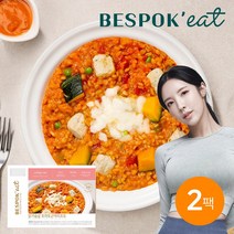 [비스포킷] 필라테스 식단 도시락 닭가슴살 토마토곤약리조또 230g 2팩, 단품
