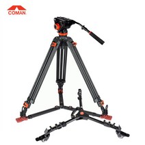 코만 DF26 방송 영상 비디오 카메라 삼각대 + DF1 트라이포드 달리, 코만 DF26삼각대 + DF1 트라이포드 달리