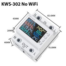 와트메타 카운터기 전류 에너지 계량기 와이파이 전력 소비 미터 전압계 전류계, KWS-302_3