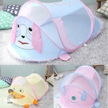 캐릭터 유아 모기장 원터치 여름 아기 침대 모기장 텐트
