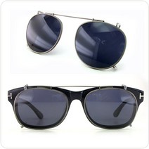 6147-CLIP-01 연예인 명품 뿔테 안경테 홍대 연남동 유행 초고도근시 전자파차단 안경클립