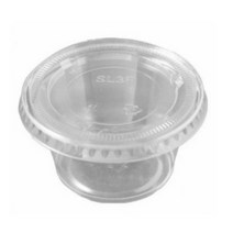 PH 투명소스통 + 뚜껑 6cm x 3cm, 1개입, 400개