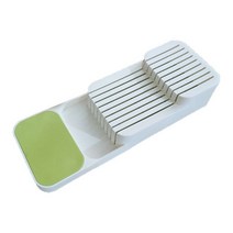 칼블럭 싱크대 휴대용 거치대 세트 보관함 Kitchen Cutlery Storage Drawer Knife Organiser Tray Plastic