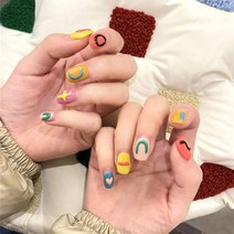 잇템샵 네일팁 인조손톱 롱 네일팁 + 네일글루 + 양면테잎 A158