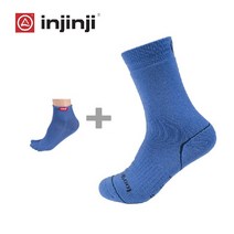 인진지 에코울 퍼포먼스 울양말 +쿨라이너, 네이비