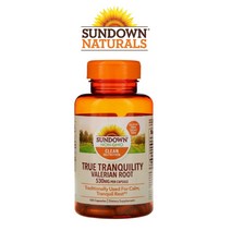 Sundown Naturals 발레리안 루트 Sundown Valerian Root 530mg 기분전환 길초근 쥐오줌풀 뿌리 100캡슐