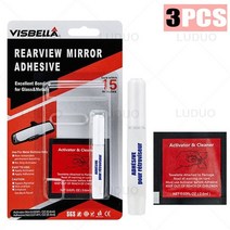 차량 유리 복원제 돌빵 용접 파손 복원하카 본드 분 경화 접착제 액체 슈퍼 접착제 자동차 백미러 수리 접착제 금속 복원 필러 실런트, 3개