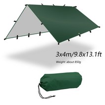 타프쉘 하비타프 헥사 원터치타프 원터치쉘터 TARKA 야외 캠핑 텐트 서바이벌 전용, 5.3x4m green