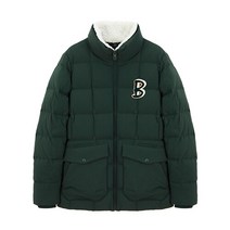 바스키아 브루클린 B 퀼팅 하이-넥 구스다운 점퍼