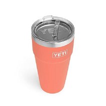 YETI 텀블러 26온스 빨대컵 진공절연 뚜껑포함, 산호