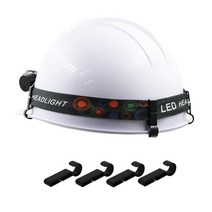 헤드랜턴 안전 모 고글 밴드 고정클립 4PCS, 본상품선택