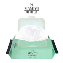 마미요 마미요 네이처그린 아기물티슈 캡형 100매X20팩, 네이처그린 리필 100매X20팩