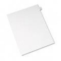 Avery Products - Avery - Avery-Style Legal Side Tab Dividers One-Tab Title B Letter White Pack, 1