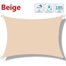 캐노피 텐트 테라스 천막 야외 정원 파티오용 대형 방수 차양 태양 햇빛가리개 보호 캠핑 300D, 52.Beige - 2x3m