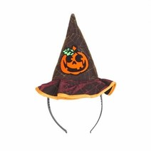 기타 할로윈 호박 꼬깔머리띠