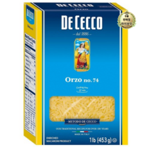 라이브잇 Dececco 오르조 NO.74 파스타, 4개, 453g