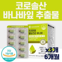 바나바잎 추출물 코로솔산 혈당 건강 프락토올리고당 비타민C 3개