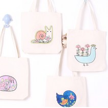 ABC문구 민화샵 민화그리기 에코백/무지(대), 부엉이
