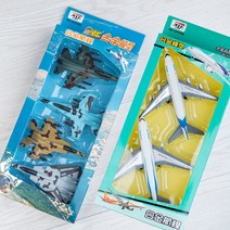 항공모함모형 여객기 A380 빅 보잉 77 라이크 진합금 모형비행기 반력 장난감 2782435855, 두 대 여객기 _네 대 전투기