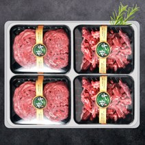1등급 한우선물세트 1.6kg 불고기 국거리, 불고기+불고기+국거리+국거리 각400g