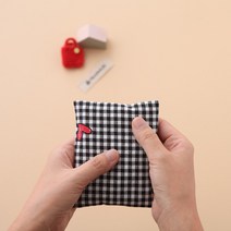 [DIY키트 패키지] (동영상설명) 핫팩파우치만들기 핫팩주머니 팥주머니만들기 커버세트(팥은포함안됨), 보헤미안블루