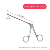 내시경귀이개 귀파개 후비개 흡입기 귀픽업 플라이어 내시경 귀지 리무버 Hartman 마이크로 악어 Nosal 집, 04 1x Long Forceps