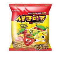 크라운 새콤달콤 딸기레모네이드 츄잉캔디, 200g, 7개