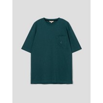 BEAN POLE 그린 자전거 와펜 포켓 티셔츠 234212