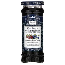 St Dalfour 블루베리 과육 함유 크랜베리 스프레드 284g(10oz)