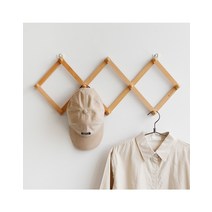 홈앤하우스 너도밤나무 자바라 옷걸이 10구, 1개