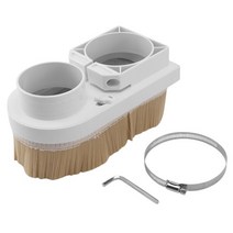 목공부품 스핀들 먼지 커버 수집기 CNC 라우터 조각 밀링 머신 목공 전동 공구 100Mm 신발, 01 WHITE