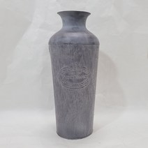 한소픈 브론즈 양철 화병 양철통 양동이 정원 소품 인테리어용품 양철소품 가드닝소품 양철바스켓, 브라운