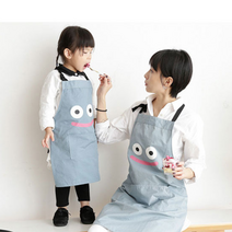 아이앞치마 베이킹 자녀 유치원 영아 아기 어린이미술 초등학생 앞치마 세트