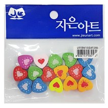 KWX344844나무모양비즈(이중하트) 나무모양비즈학습준비물 공예만들기 공예