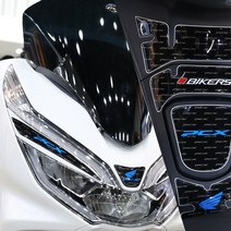 혼다 PCX 125/150 19년부터 20년 탱크 패드 주유구 데칼 스티커, 레드