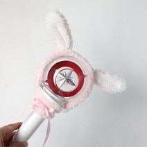 방탄 응원봉 커버 램프 봉제 콘서트 팬클럽 파티용품 콘서트봉, 램프 커버(램프 제외), 분홍색 토끼 귀