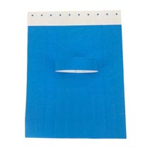 합성 데크 목재 합판 원목 방부목Tyvek-종이 합성 종이 팔찌 회의 스티커 손목 밴드 인쇄 패턴 로고 카드, 07 blue_01 one size