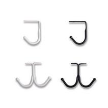 J고리 천정용 싱글 화이트 걸고리 벽걸이 소품 걸이, 쿠팡 ZERONE 1