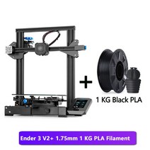 3D 프린터 Creality Ender-3 V2 / Neo FDM 3D 프린터 스마트 필라멘트 센서 자체 조립 키트 CR 터치 자동, 05 V2 add Black PLA