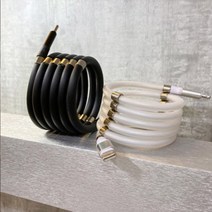정품 스네이크V3 고속충전 케이블 자석 정리케이블, 8PIN TO USB 화이트, 1.8M